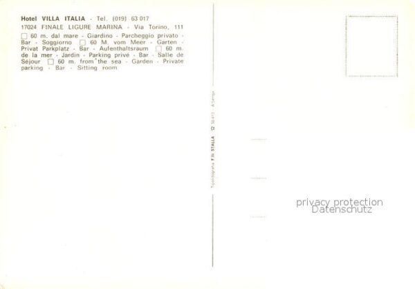 Finale Marina Hotel Villa Italia Fliegeraufnahme – Bild 2