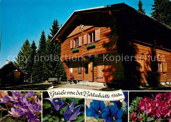 Karawanken Slowenien Bertahütte Mittagskogel