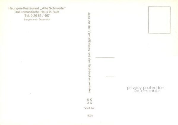 Rust Burgenland Alte Schmiede Heurigen Restaurant – Bild 2
