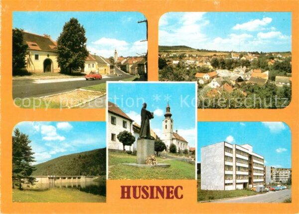 Husinec Denkmal Kirche Panoramen