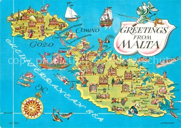 Malta Panoramakarte
