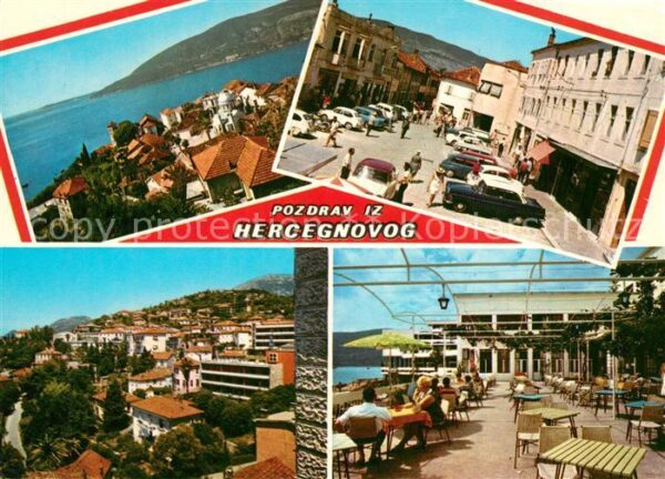 HERCEG NOVI Hercegnovi Montenegro Panorama Innenstadt