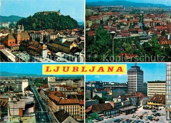 Ljubljana Burg Panorama