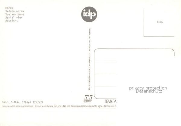 Capri Fliegeraufnahme Panorama – Bild 2