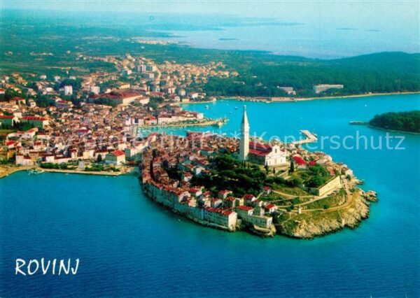 Rovinj Istrien Fliegeraufnahme