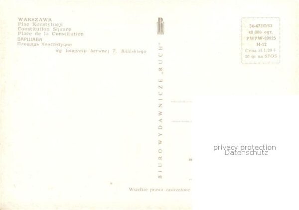 Warszawa Stadtansicht – Bild 2