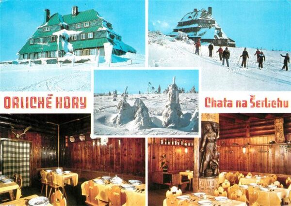 Orlicke Hory Destne Winterlandschaft