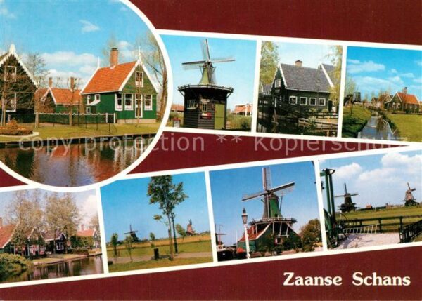 Zaanse Schans Windmühlen Ortsansichten