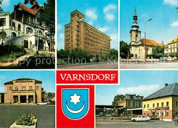 Varnsdorf Restaurant Hradek Rathaus Stadtansichte