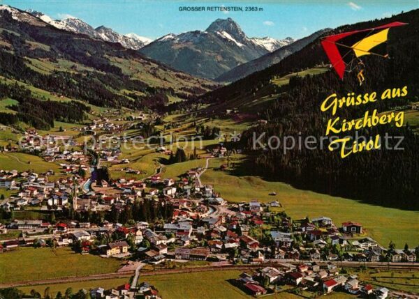 Kirchberg Tirol Fliegeraufnahme Großer Rettenstein