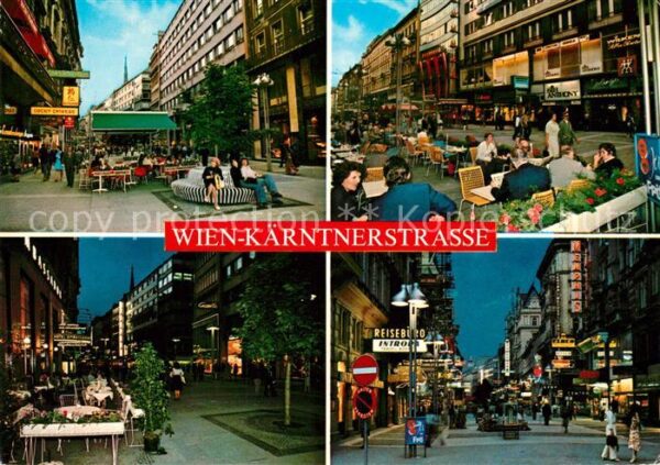 Wien Kärtnerstraße Fußgängerzone