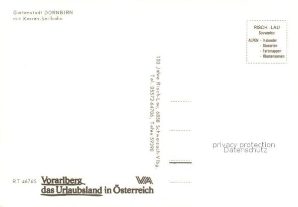 Dornbirn Vorarlberg Fliegeraufnahme Karren Seilbahn – Bild 2