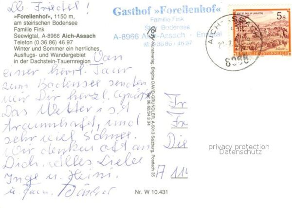 Aich Assach Steiermark Forellenhof Winterlandschaft – Bild 2