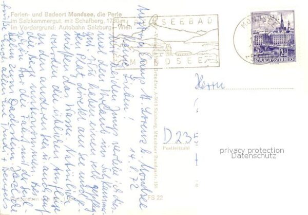 Mondsee Salzkammergut Fliegeraufnahme – Bild 2