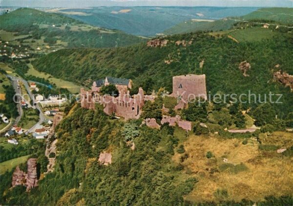 Nideggen Eifel Fliegeraufnahme Burg