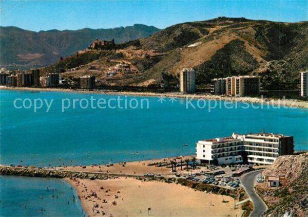 Cullera Valenciana Fliegeraufnahme Hotel Sicania und Raco