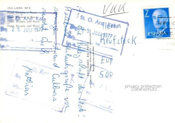 Cullera Valenciana Fliegeraufnahme Hotel Sicania und Raco – Bild 2
