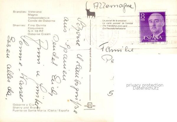 Puerto de Santa Maria Osbourne Brandies Sherris – Bild 2