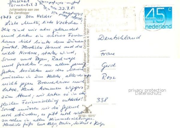 Julianadorp Fliegeraufnahme De Zandloper – Bild 2