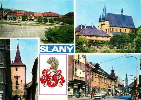 Slany Kirche Marktplatz