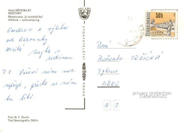 Krivoklat Burg Restaurant Camping – Bild 2