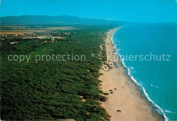 Bibbona Livorno Fliegeraufnahme Strand