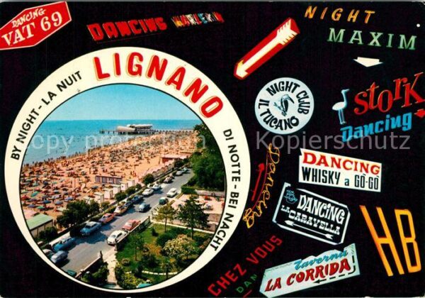 Lignano Fliegeraufnahme Strand