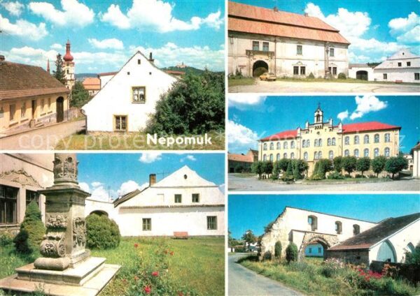 Nepomuk Pomuk Kirche Denkmal Schloss