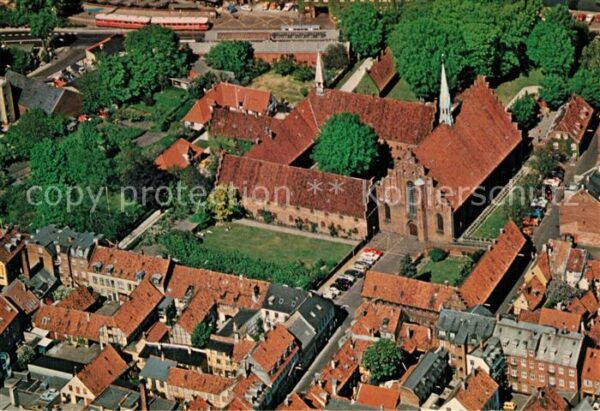 Helsingor Elsinore Fliegeraufnahme Karmeliterkloster Marie