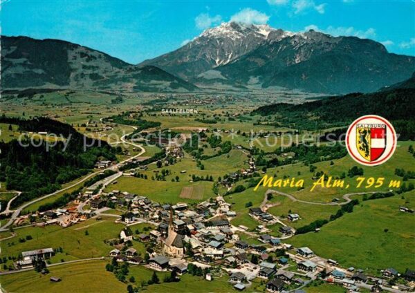 Maria Alm Steinernen Meer Fliegeraufnahme Leoganger Steinberge