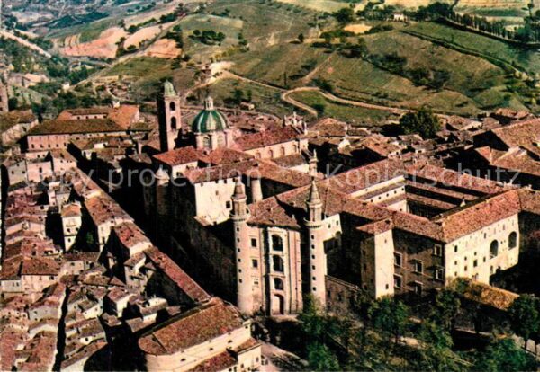 Urbino Fliegeraufnahme Herzoglicher Palast