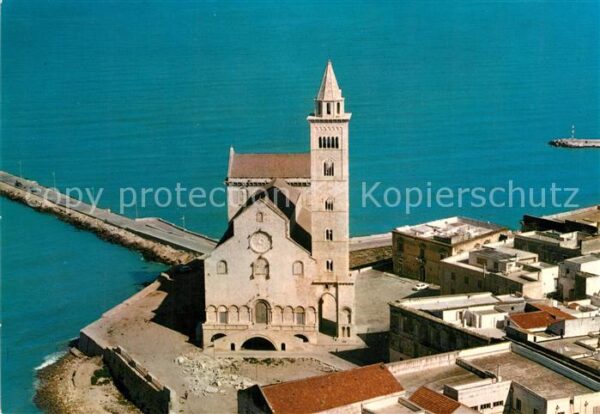 Trani Fliegeraufnahme Kathedrale Romanica