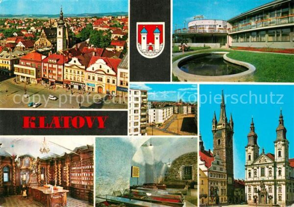 Klatovy Fliegeraufnahme Kirche Park Hotel Ratha
