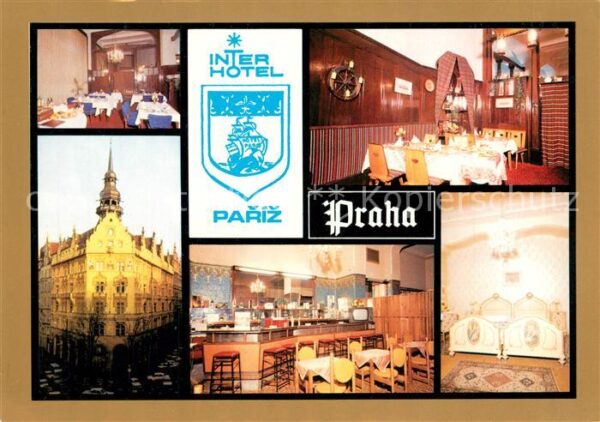 Praha Prahy Prague Interhotel Pariz