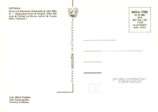 Ostrava Neue Hütte Klementa Gottwalda Restauran – Bild 2