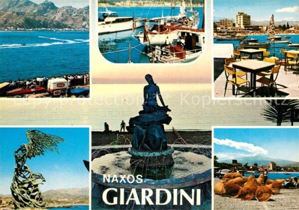 Naxos Giardini Sicilia Giardini Hafen Denkmäler