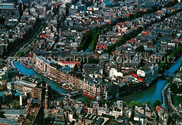 Amsterdam Niederlande Fliegeraufnahme