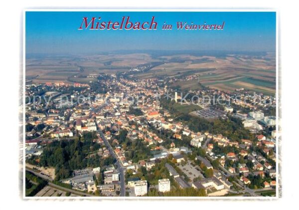 Mistelbach Niederoesterreich Fliegeraufnahme