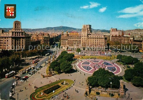 Barcelona Cataluna Fliegeraufnahme
