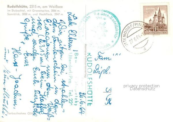 Rudolfshuette Weisssee Stubachtal Granatspitze Sonnblick Hochf – Bild 2