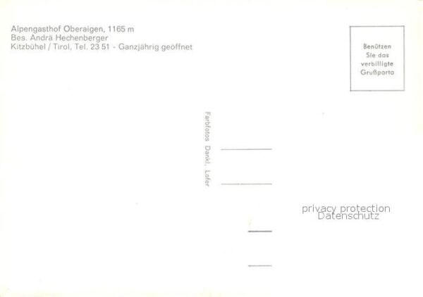 Kitzbuehel Tirol Alpengasthof Oberaigen – Bild 2