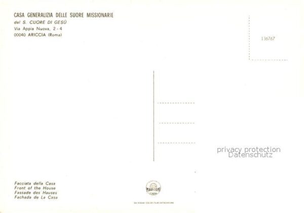 Ariccia Casa Generalizia delle suore missionari – Bild 2