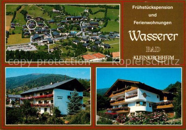 Bad Kleinkirchheim Kaernten Fliegeraufnahme Frühstückspension Ferie