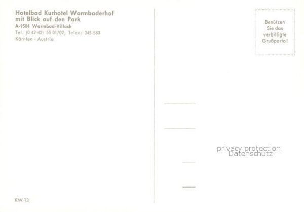 Villach Kaernten Hotelbad Kurhotel Warmbäderhof – Bild 2