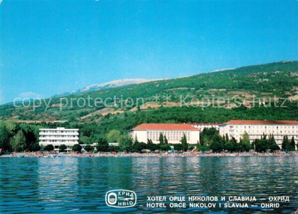 Ohrid Mazedonien Hotel Orce Nikolv I Slavija