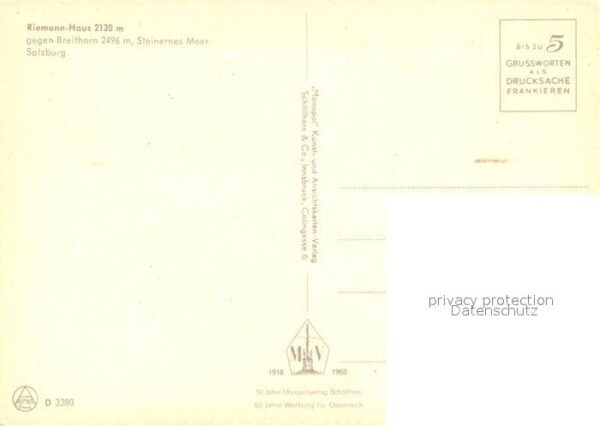 Salzburg Oesterreich Riemann Haus Breithorn – Bild 2