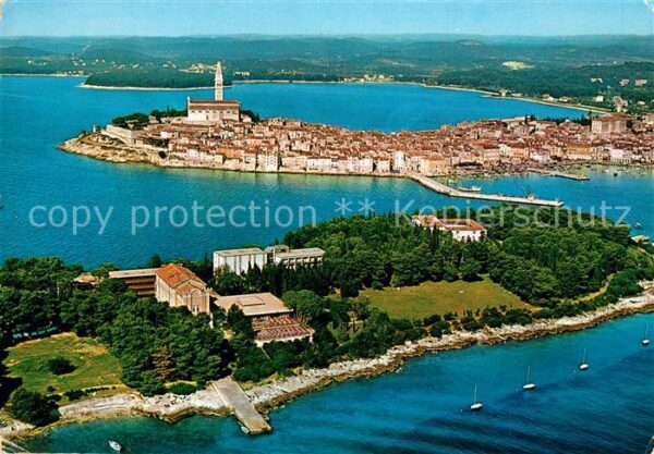 Rovinj Istrien Fliegeraufnahme