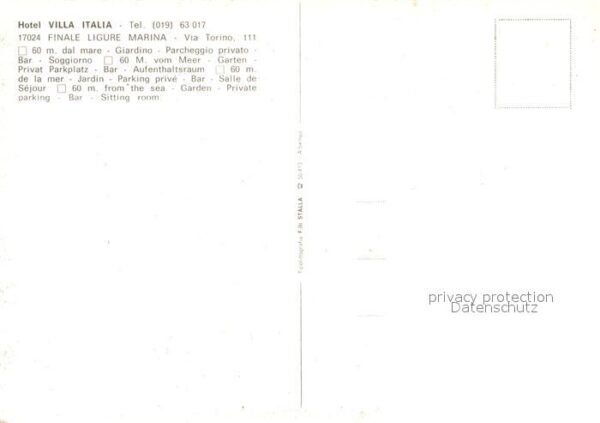 Finale Ligure Hotel Villa Italia – Bild 2