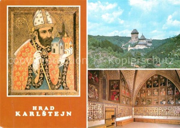 Hrad Karlstejn Burg Goticky hrad zalozany Karlem IV