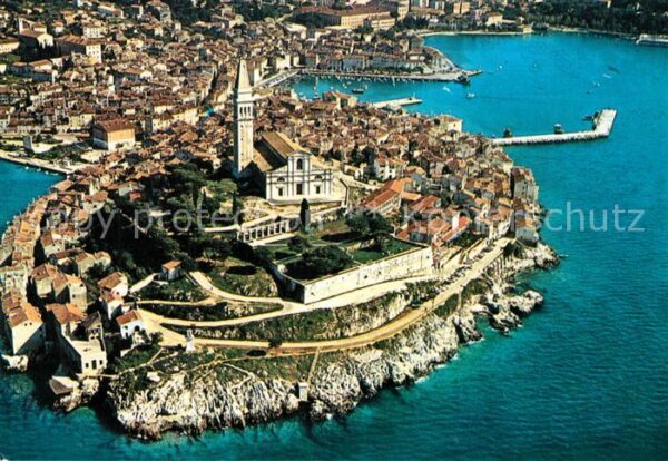 Rovinj Istrien Fliegeraufnahme